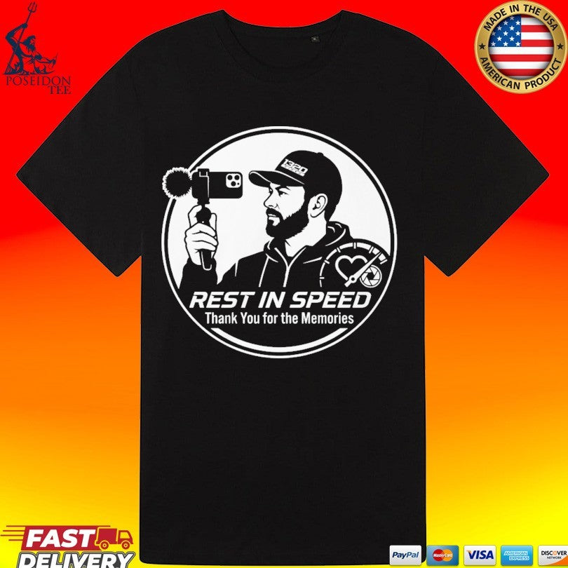 Kyle Loftis Memorial Tribute Rest In Speed Thank You For The Memories T-shirt