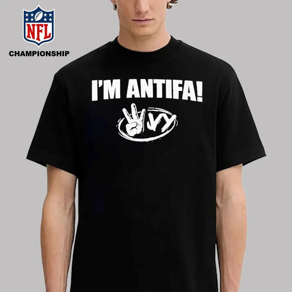 Kyle Wagner With I’m Antifa Shirt