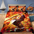 kyojuro rengoku demon slay Bedding Set (Duvet Cover & Pillow Shams)