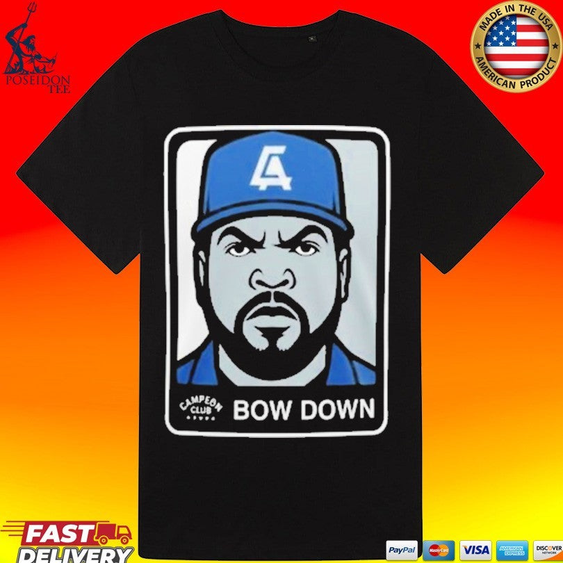 La Dodgers Ice Cube Bow Down T-shirt