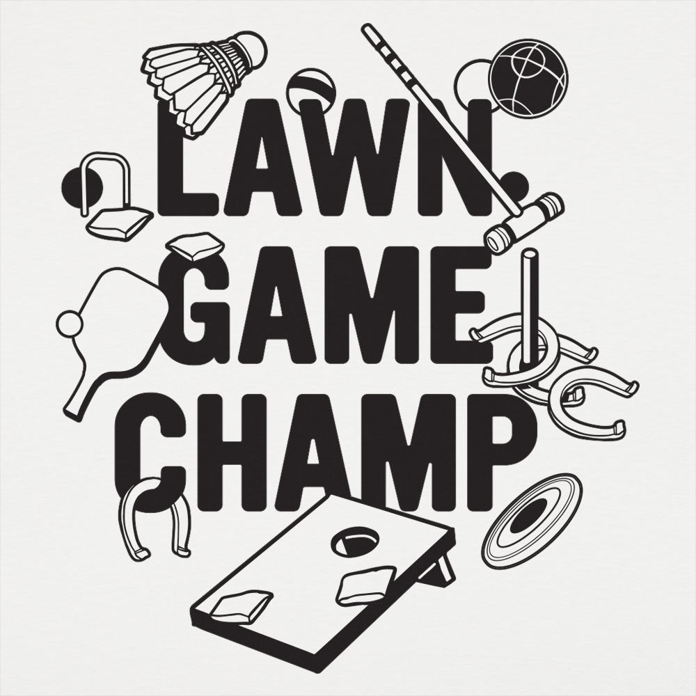 Lawn Game Champ with Cornhole, Horseshoes, and Bocce