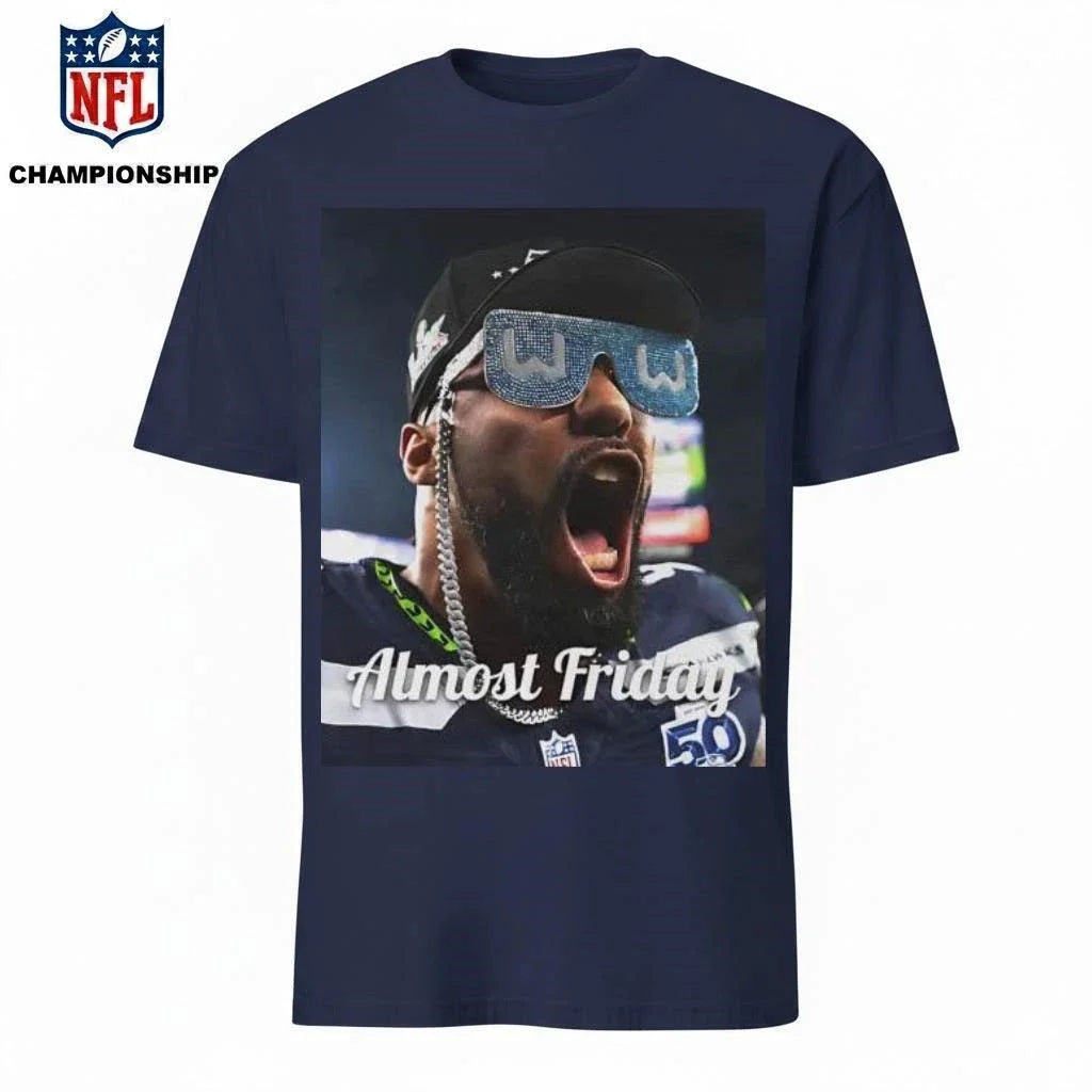 Leonard Williams Glasses Seahawks Almost Friday Shirt