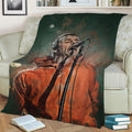 liam Gallagher Vintage Fleece Throw Blanket
