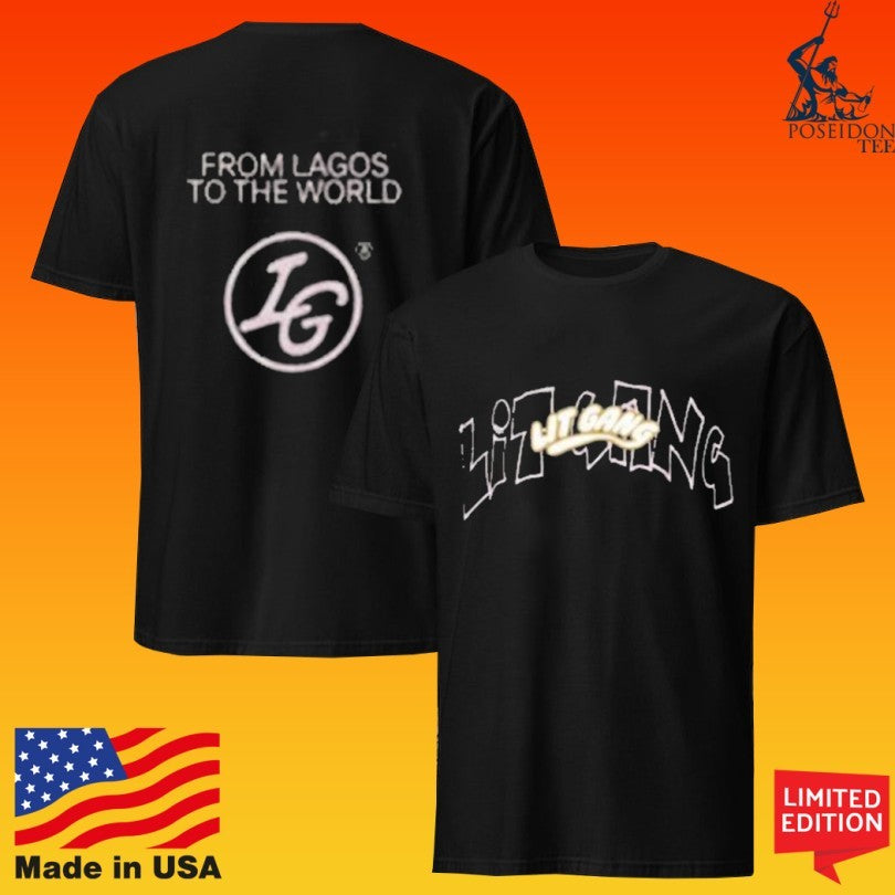 Litgang Collection From Lagos To The World Armless T-shirt
