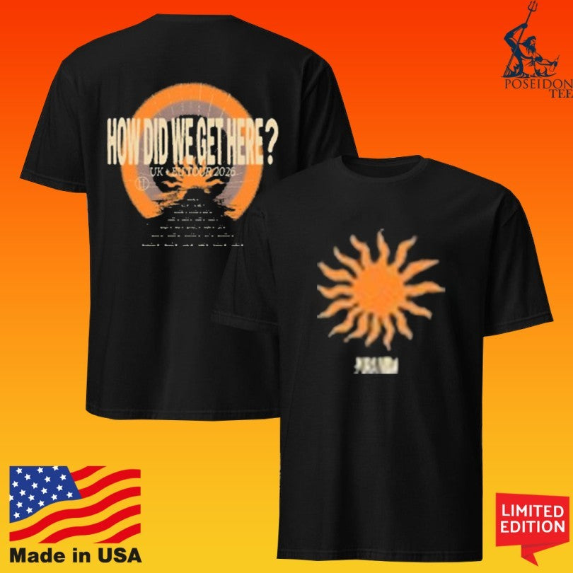 Louis Tomlinson How Did We Get Here Tour Uk & Eu Charcoal T-shirt