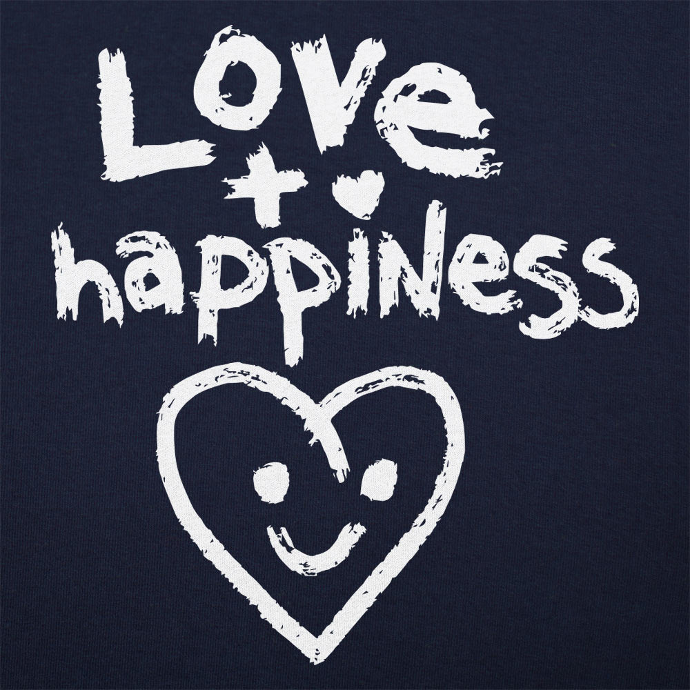 Love Plus Happiness Equals Smiling Heart