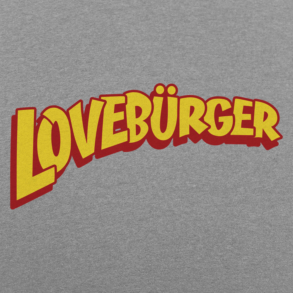 Loveburger Retro 90s Band Logo