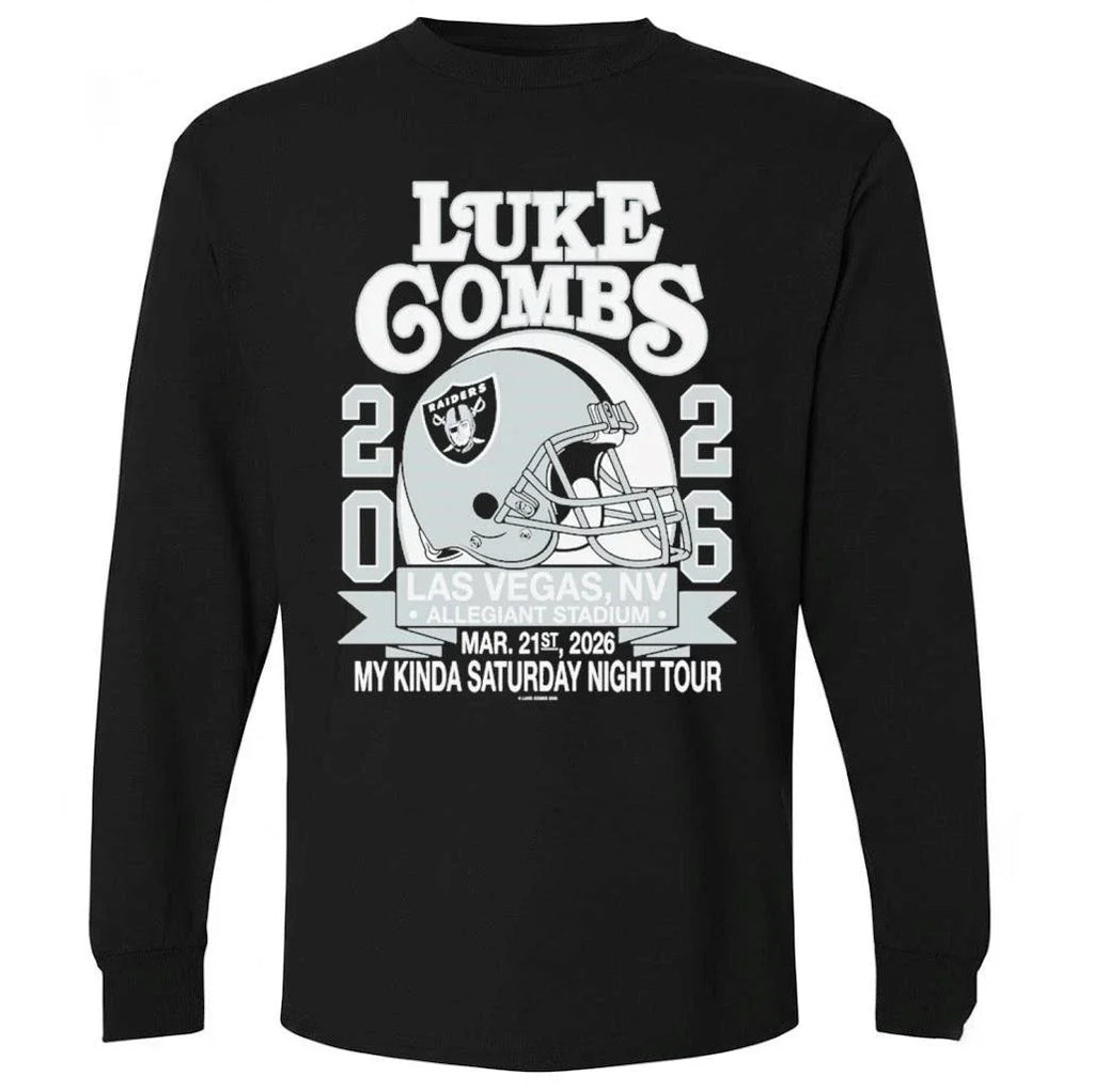 Luke Combs 2026 Las vegas Nv Allegiant Stadium Mar 21 2026 Kinda Saturday Night Tour Shirt