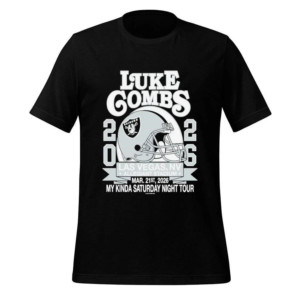 Luke Combs 2026 Las vegas Nv Allegiant Stadium Mar 21 2026 Kinda Saturday Night Tour Shirt