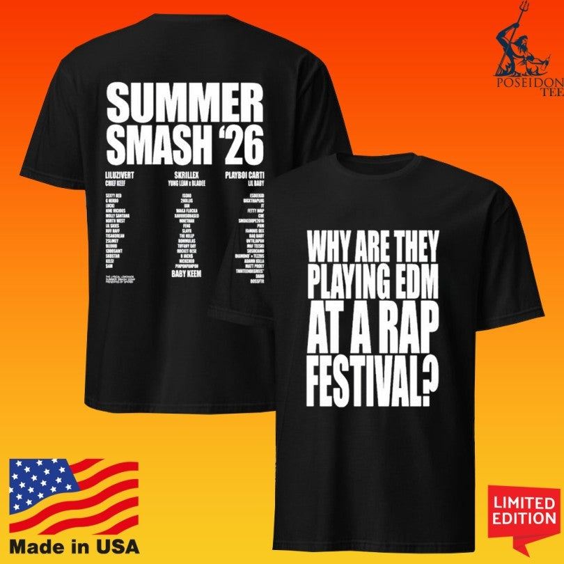 Lyrical Lemonade Summer Smash Festival 2026 Bridgeview Illinois Exclusive T-shirt