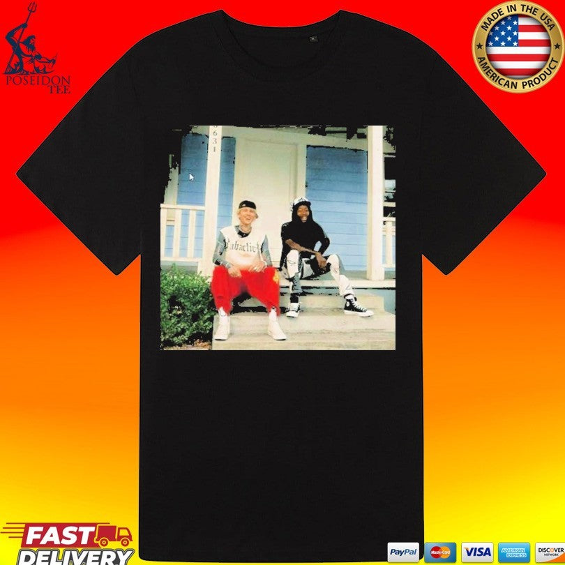 Machine Gun Kelly MGK x Wiz Khalifa Blog Era Boyz Mixtape Cover T-shirt