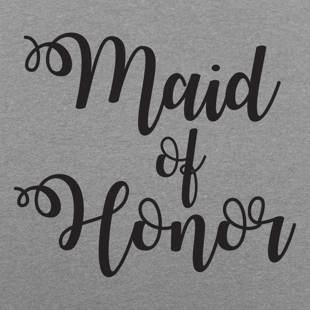 Maid of Honor Elegant Script Wedding Design