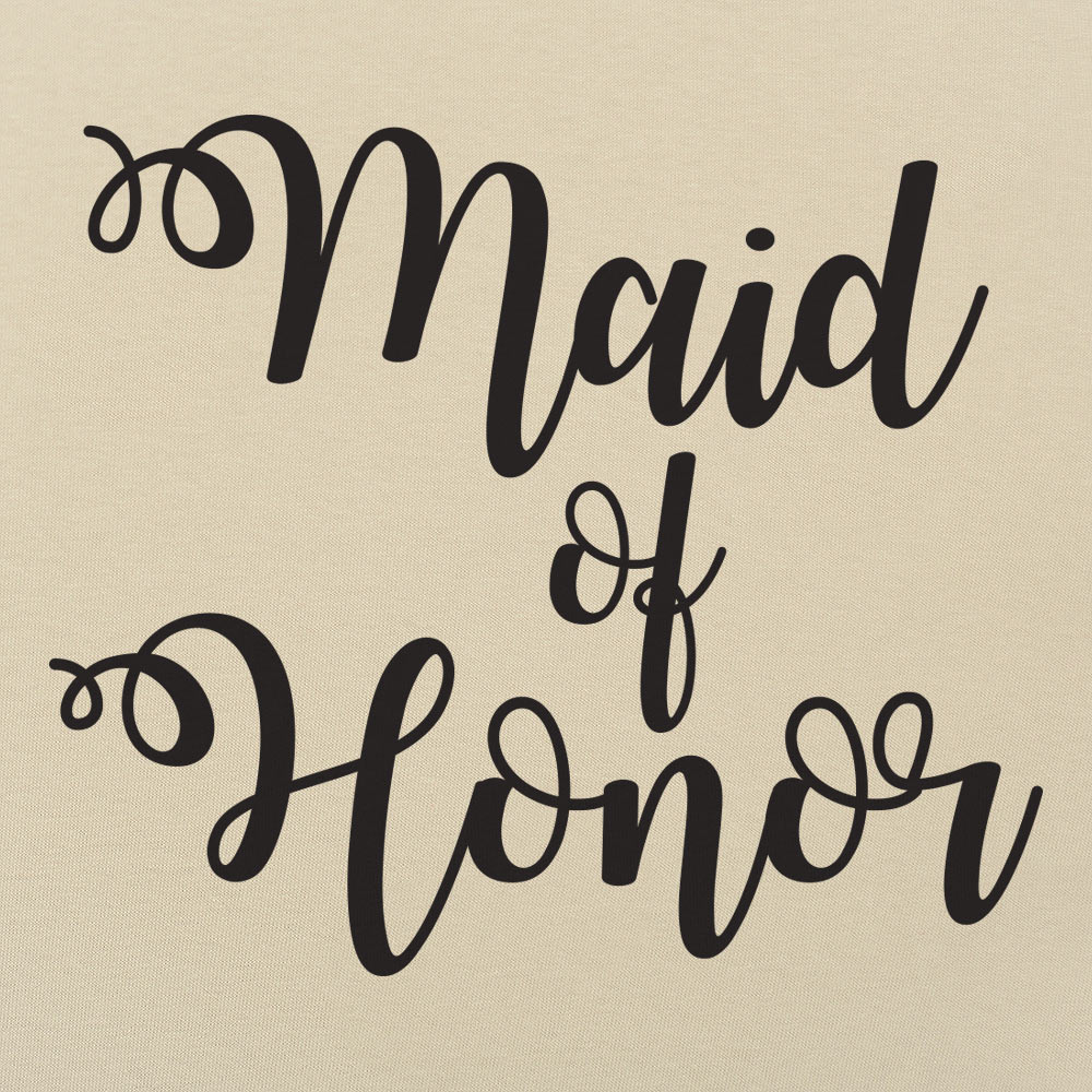 Maid of Honor Elegant Script Wedding Design