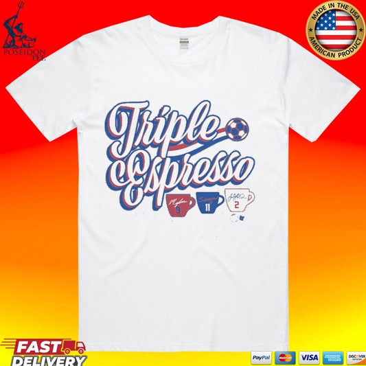 Mallory Swanson Trinity Rodman And Sophia Wilson Triple Espresso T-shirt
