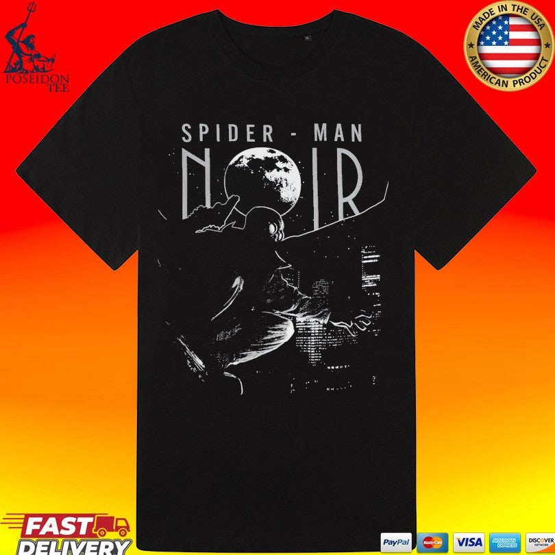 Marvel Spider Man Noir Skyline T-shirt