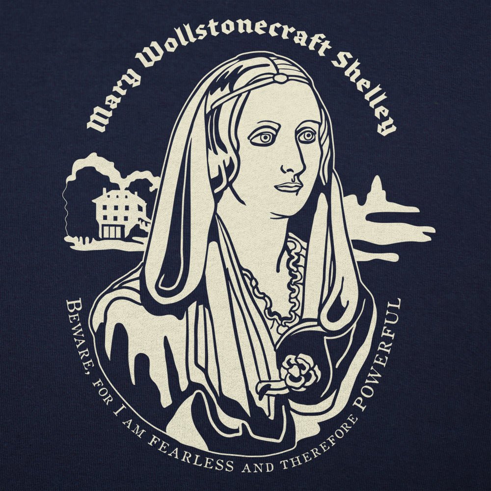 Mary Shelley Fearless and Powerful Quote Portrait