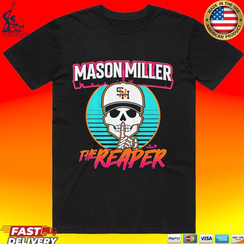 Mason Miller The Reaper Shhh Diego T-shirt