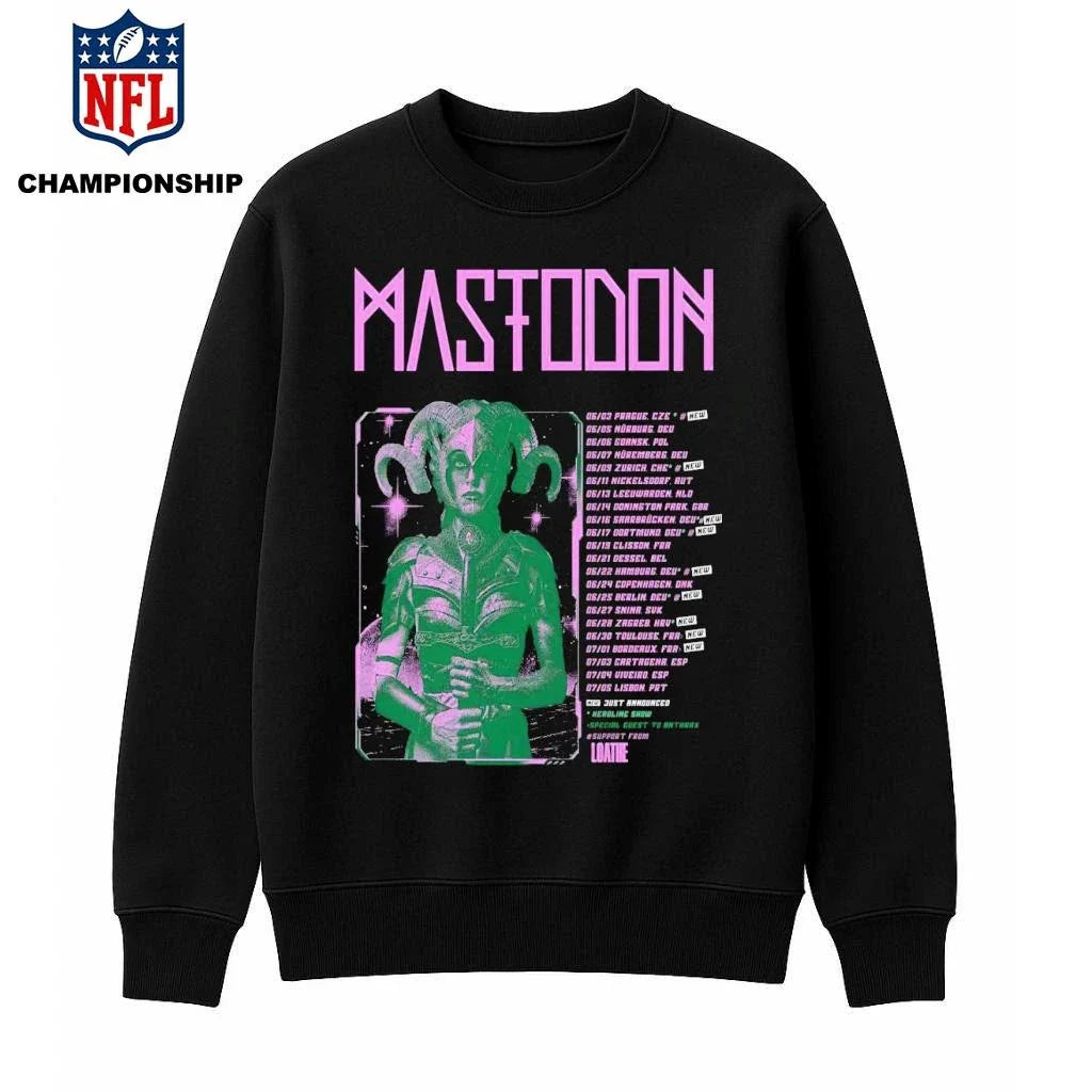 Mastodon Europe 2026 Tour Poster Shirt
