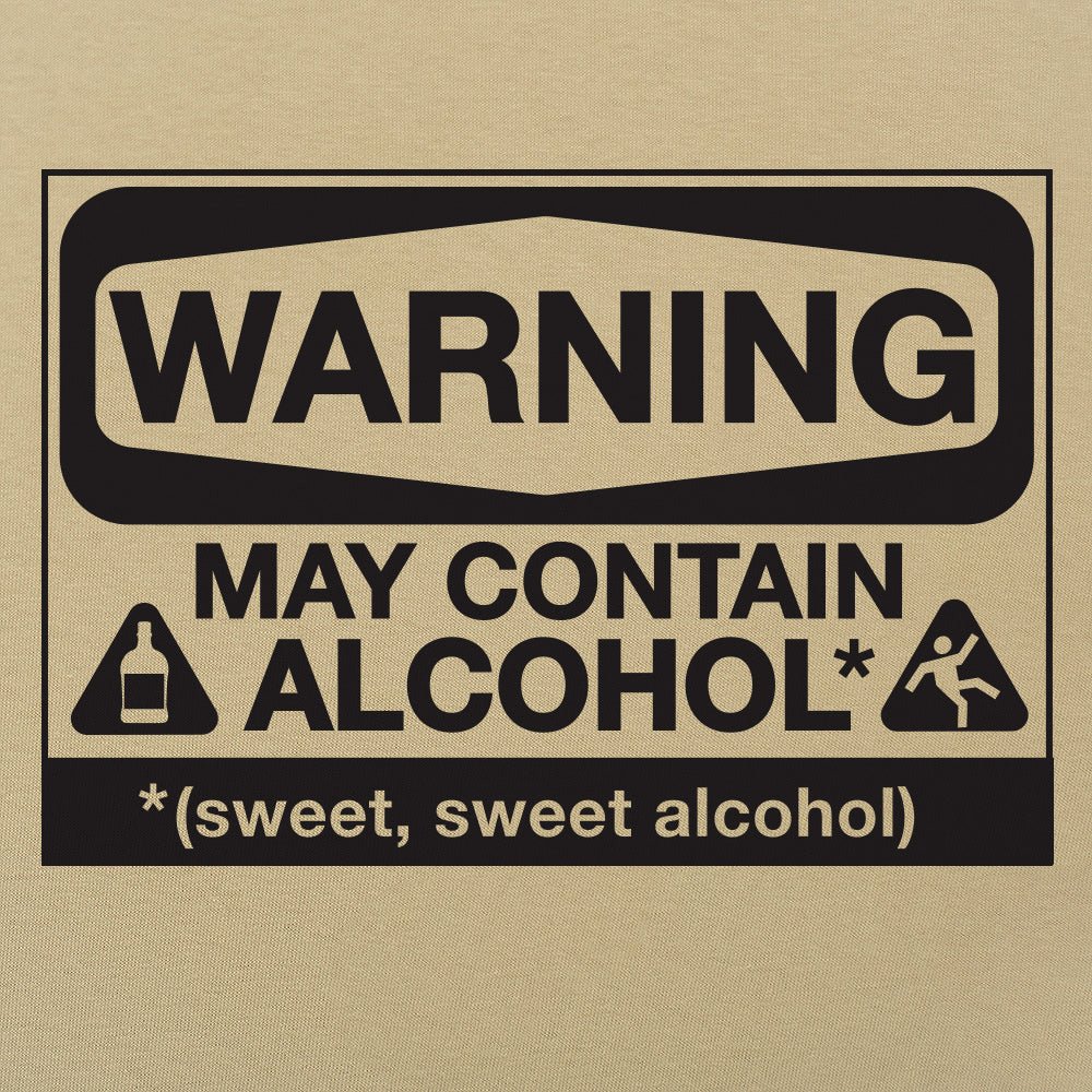 May Contain Alcohol Warning Sign