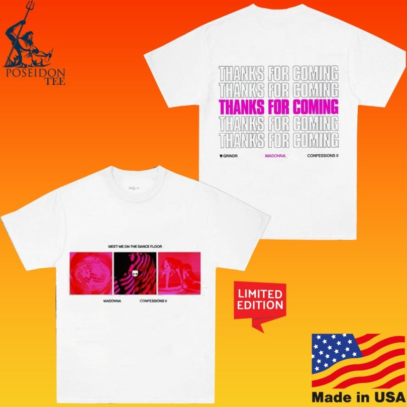 Meet Me On The Dance Floor Confessions Ii Artwork Thanks For Coming T-shirt