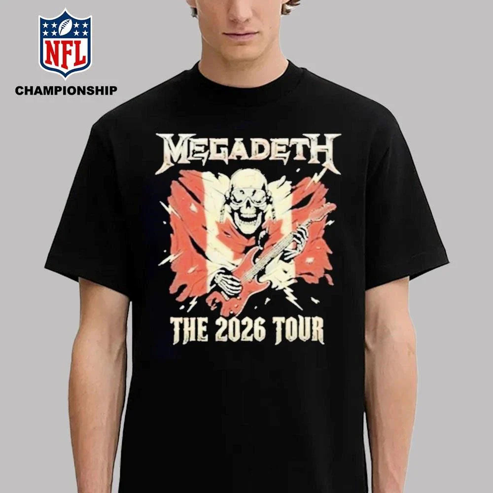 Megadeth The 2026 Tour Canada Concert Shirt
