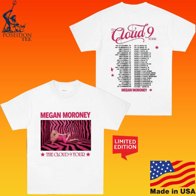 Megan Moroney The Cloud 9 Tour May June 2026 T-shirt