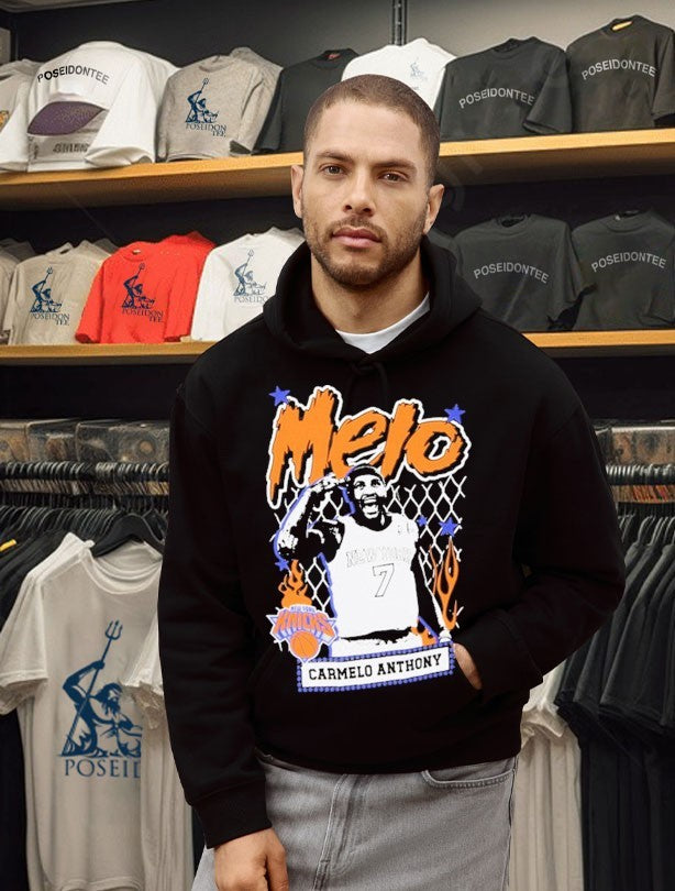 Melo Carmelo Anthony Nba Mitchell & Ness Nba Street Player New York Knicks T-shirt