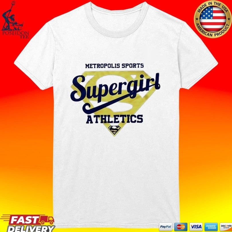 Metropolis Sports Supergirl Athletics Dc Comics T-shirt