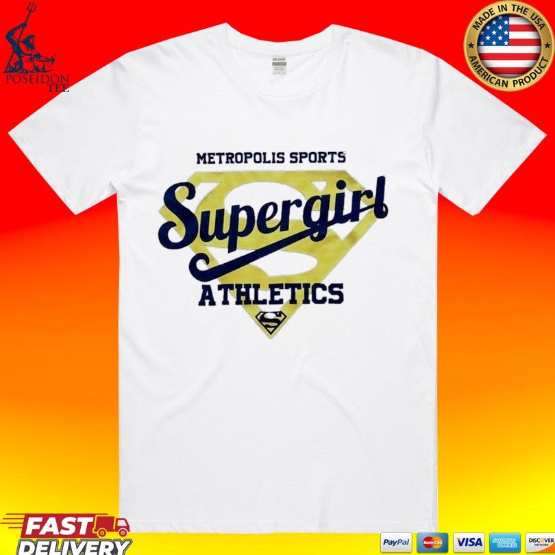 Metropolis Sports Supergirl Athletics Dc Comics T-shirt