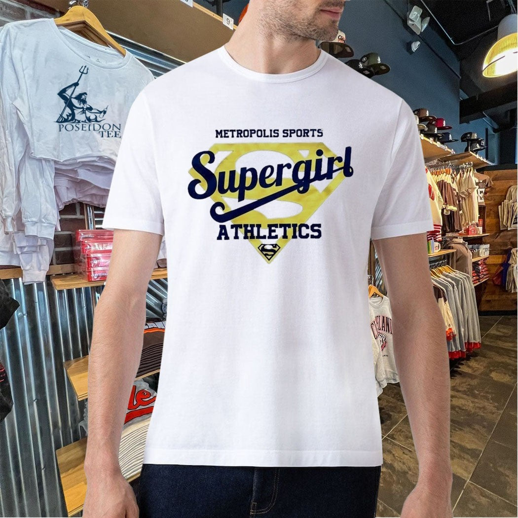 Metropolis Sports Supergirl Athletics Dc Comics T-shirt
