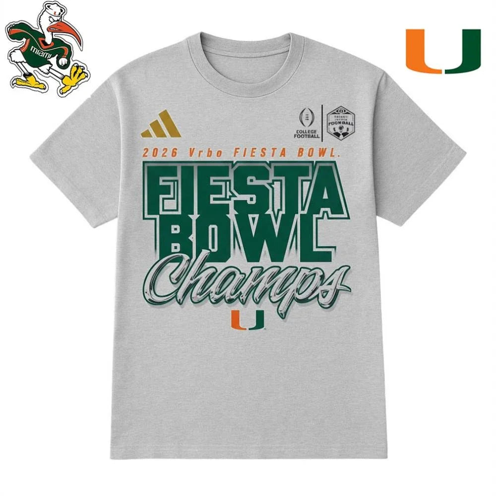 Miami Football 2026 Fiesta Bowl Champions Shirt