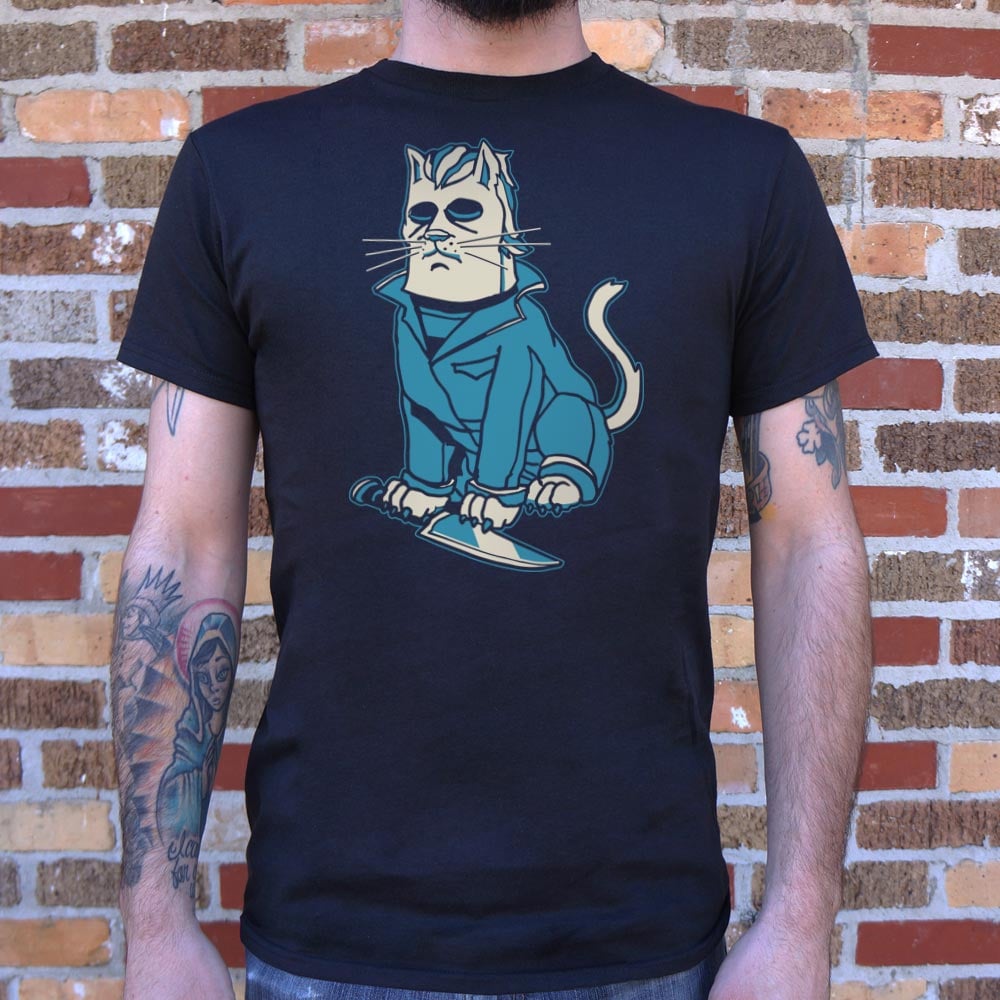 Michael Meowers Masked Killer Cat with Knife