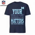 Michigan Wolverines Your Health Matters Men’s Health Awareness Shirt