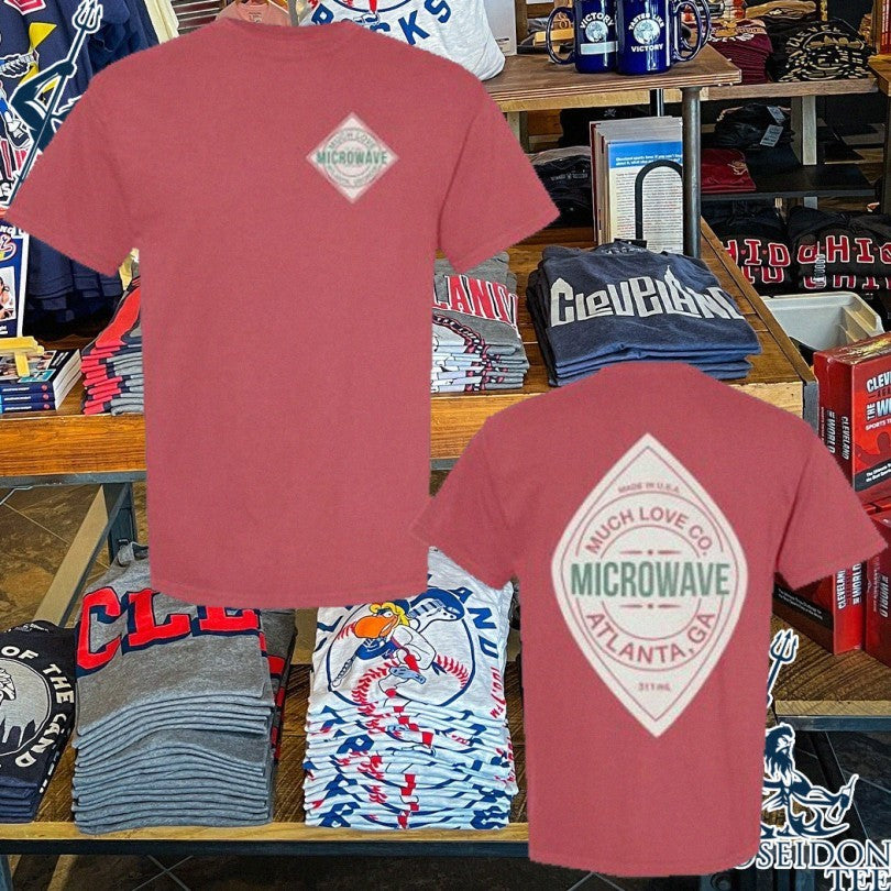 Microwave Much Love Co Atlanta Ga Hot Sauce T-shirt