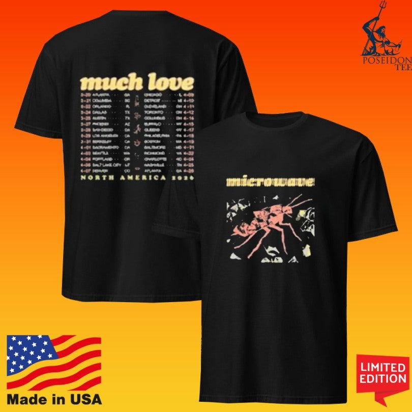 Microwave Much Love North America 2026 Anniversary Tour T-shirt