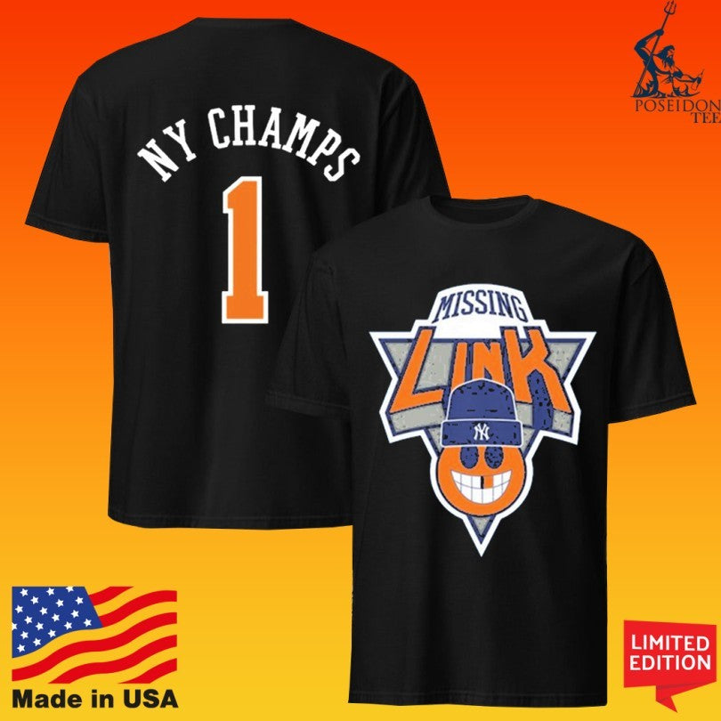 Missing Link Ny Knicks Champs T-shirt
