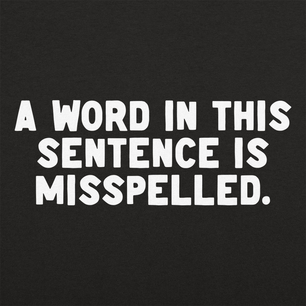 A Word in This Sentence is Misspelled Grammar Joke