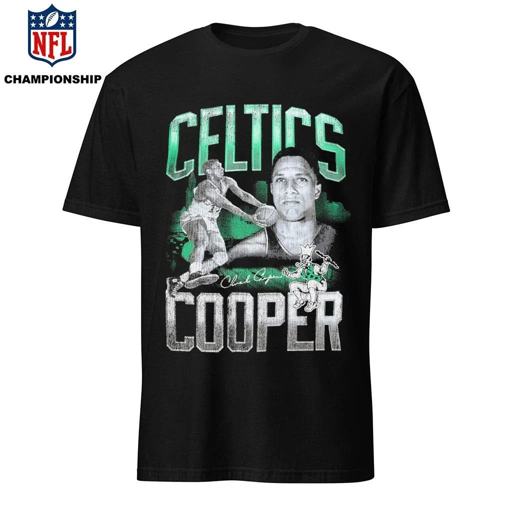 Mitchell And Ness Chuck Cooper Boston Celtics 75th Anniversary NBA Pioneers Shirt