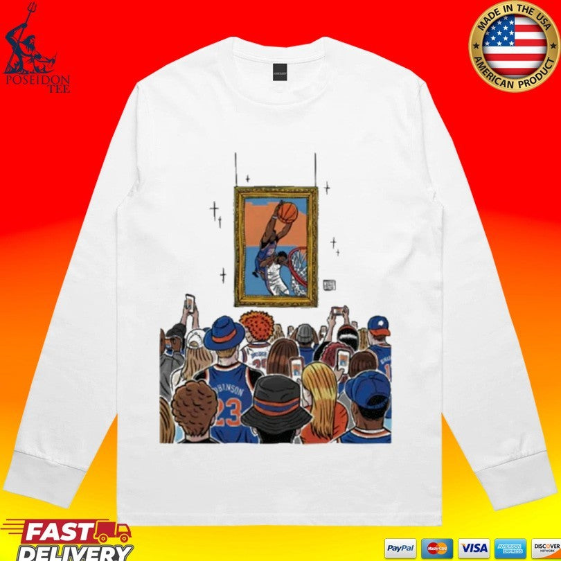 Mitchell Robinson New York Knicks Dunks Over Joel Embiid T-shirt