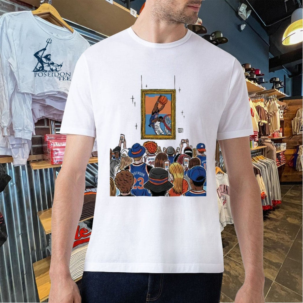 Mitchell Robinson New York Knicks Dunks Over Joel Embiid T-shirt