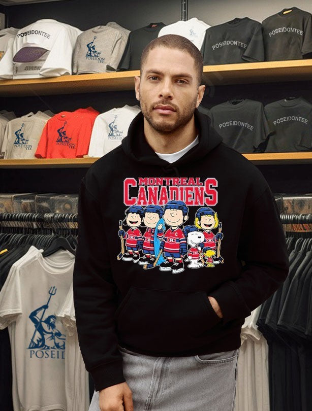 Montreal Canadiens Peanuts Snoopy Hockey Team T-shirt