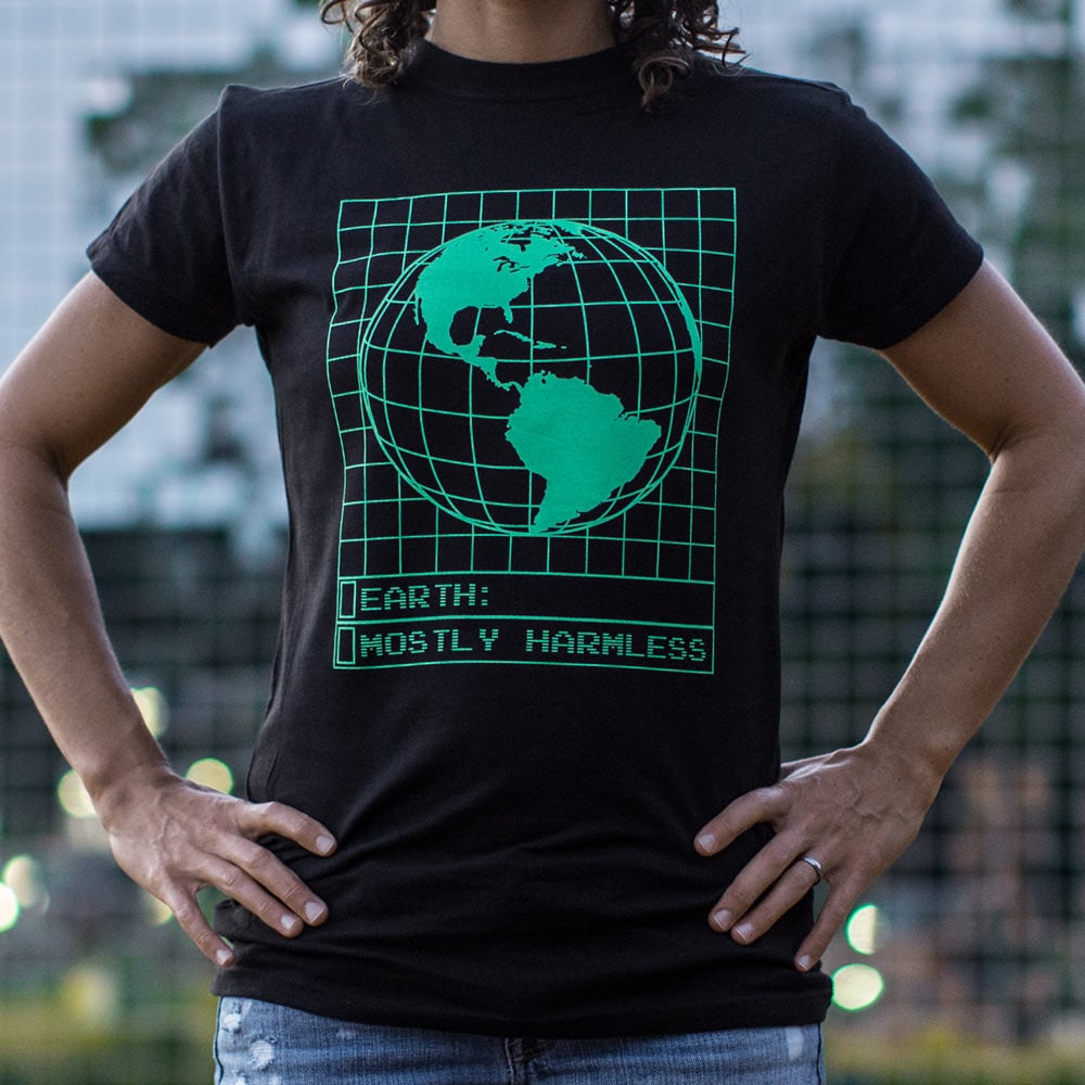 Mostly Harmless Earth Digital Globe Readout