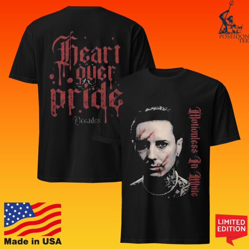 Motionless In White Heart Over Pride Ricky Decades T-shirt
