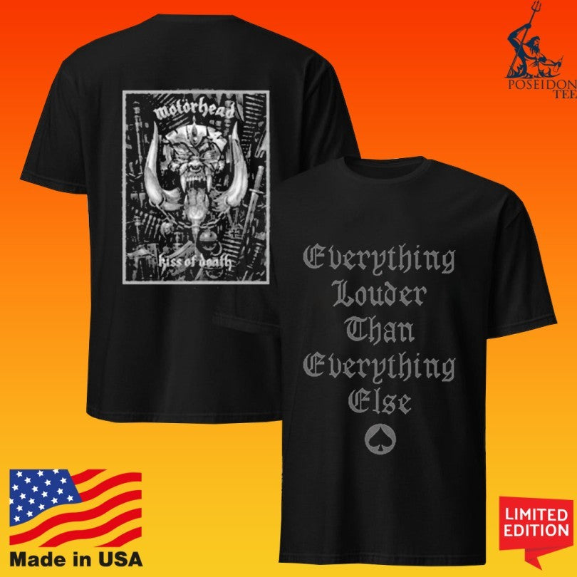 Motorhead Kiss Of Death Everything Louder Than Everything Else T-shirt