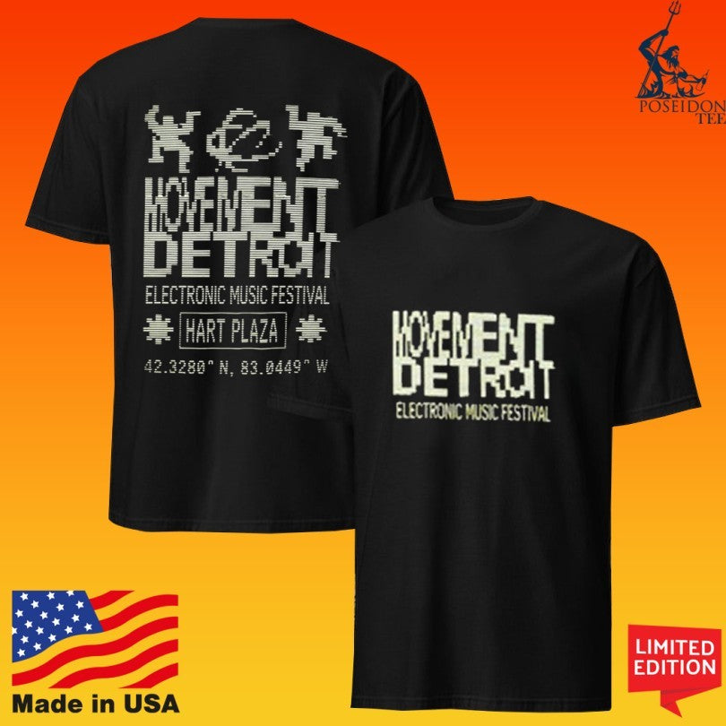 Movement Detroit Electronic Music Festival Hacker T-shirt