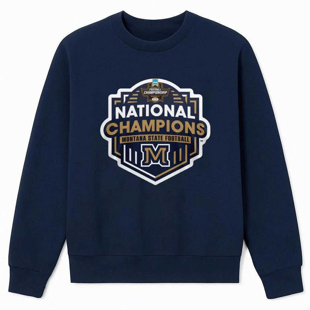 MSU Bobcats 2025 NCAA FCS Football National Champions Logo Shirt