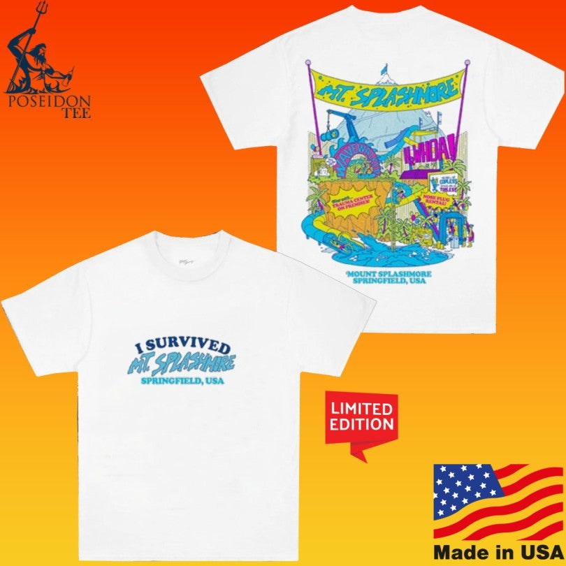 Mt Splashmore Mount Splashmore Springfield Usa T-shirt