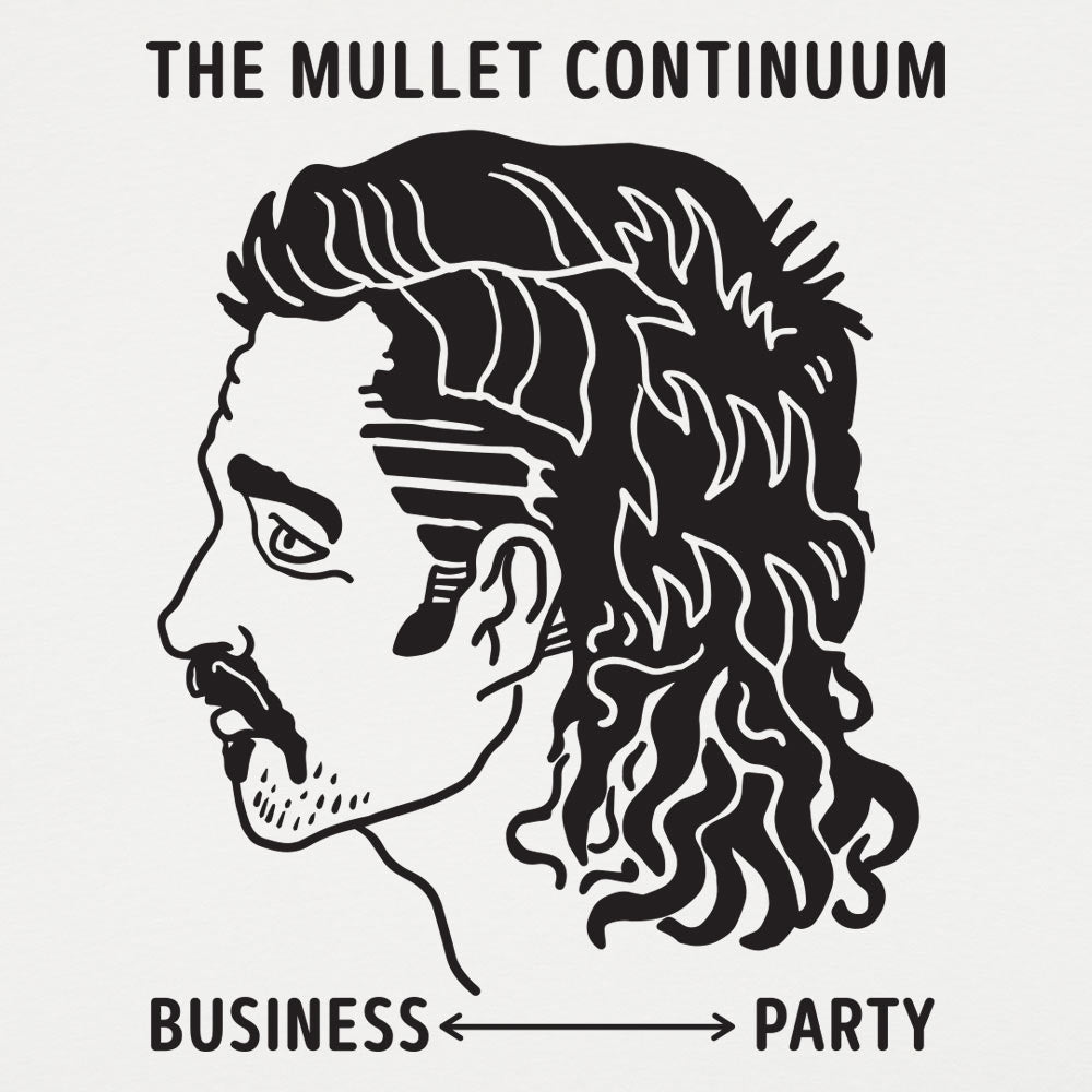 The Mullet Continuum Business to Party Hairstyle