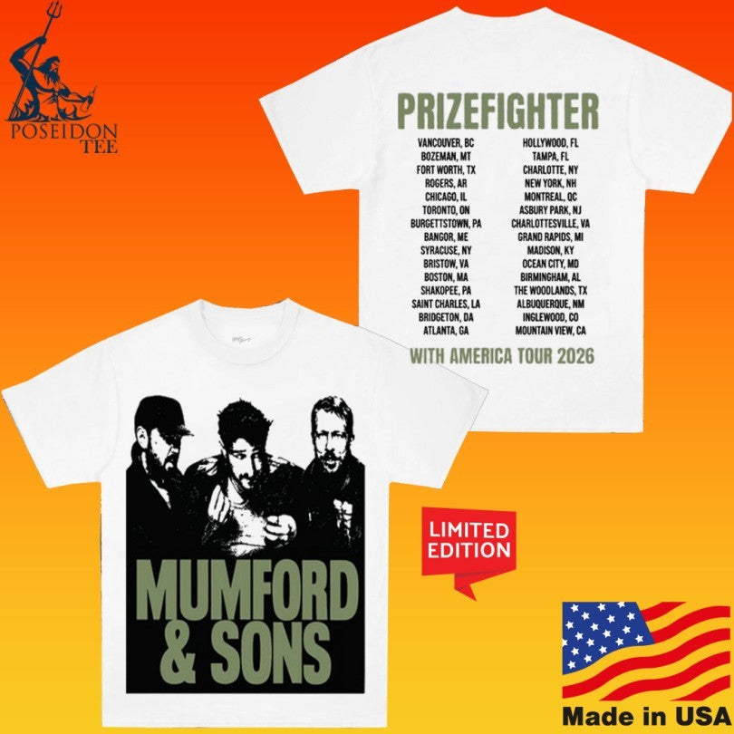 Mumford & Sons June 20 2026 Hershey Pa Hersheypark Stadium T-shirt