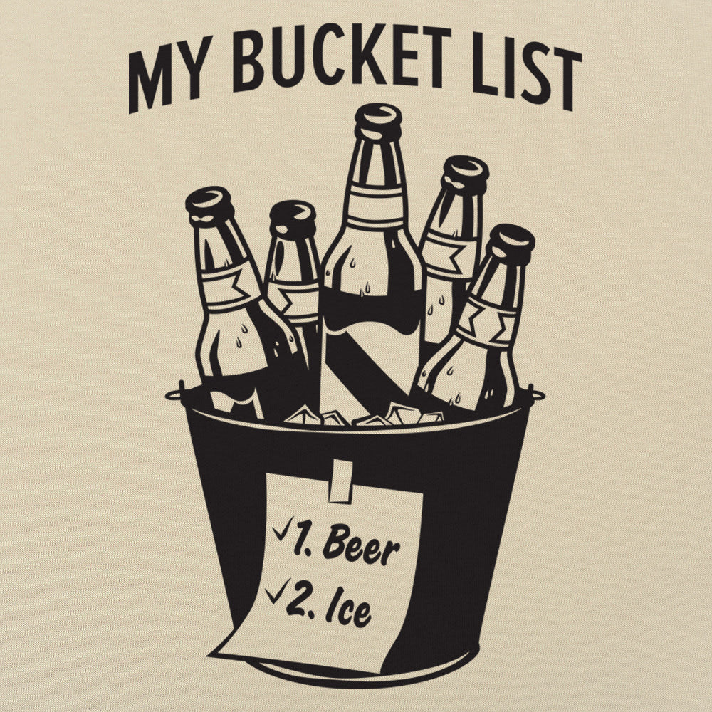 My Bucket List Beer Bottles on Ice Checklist